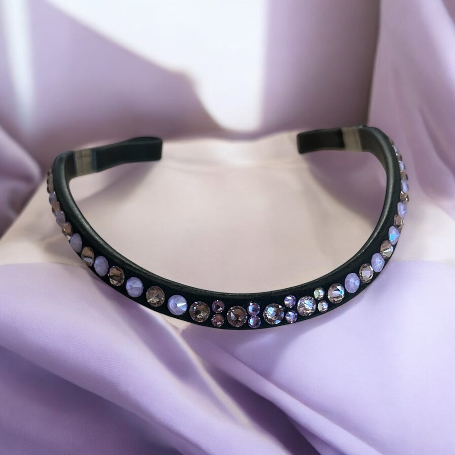 Eleganter Stirnriemen Lilac Eleganz mit Klick Schnellwechselsystem