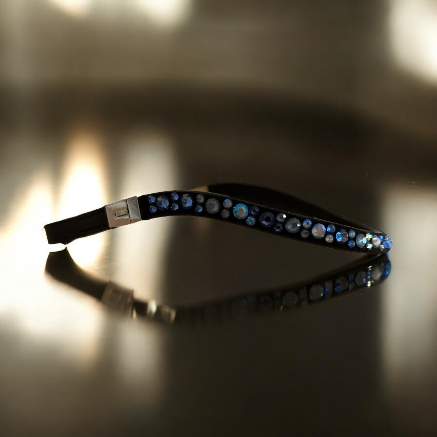 Stirnriemen „Midnight Glam“ mit schnellwechsel System „Klickverschluss“