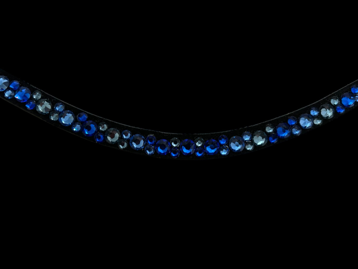 Stirnriemen „Midnight Glam“ mit schnellwechsel System „Klickverschluss“