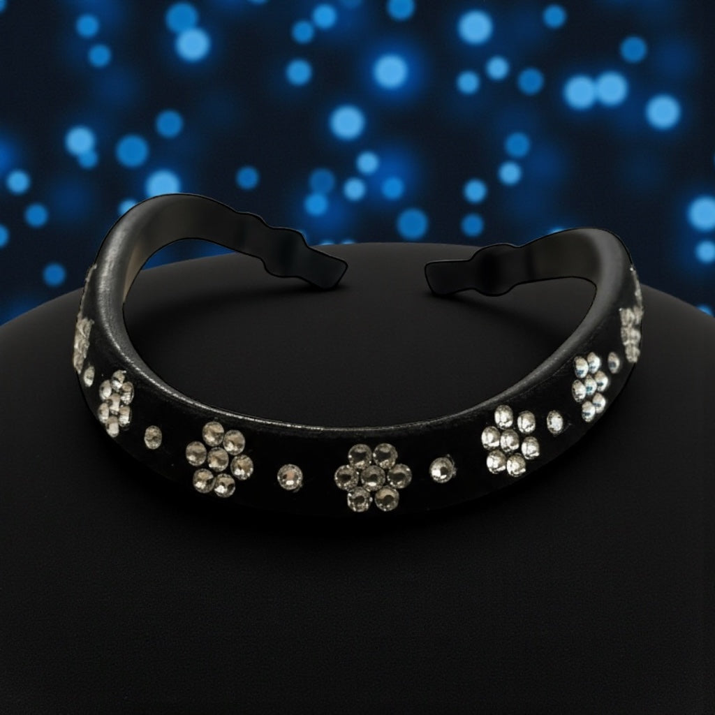 Stirnriemen „Blossom Shine“ mit Klettverschluss