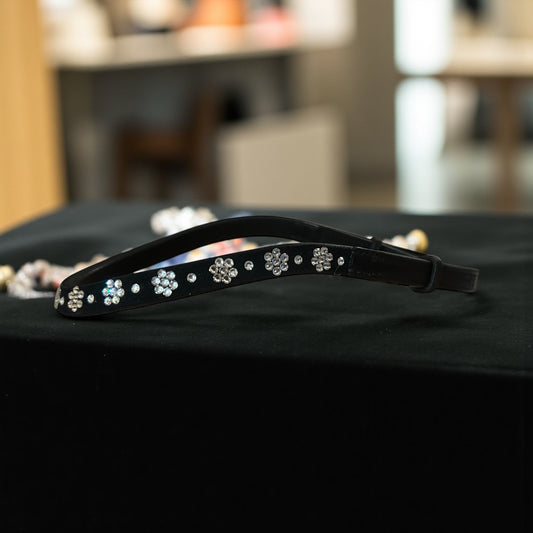 Stirnriemen „Blossom Shine“ mit Klettverschluss