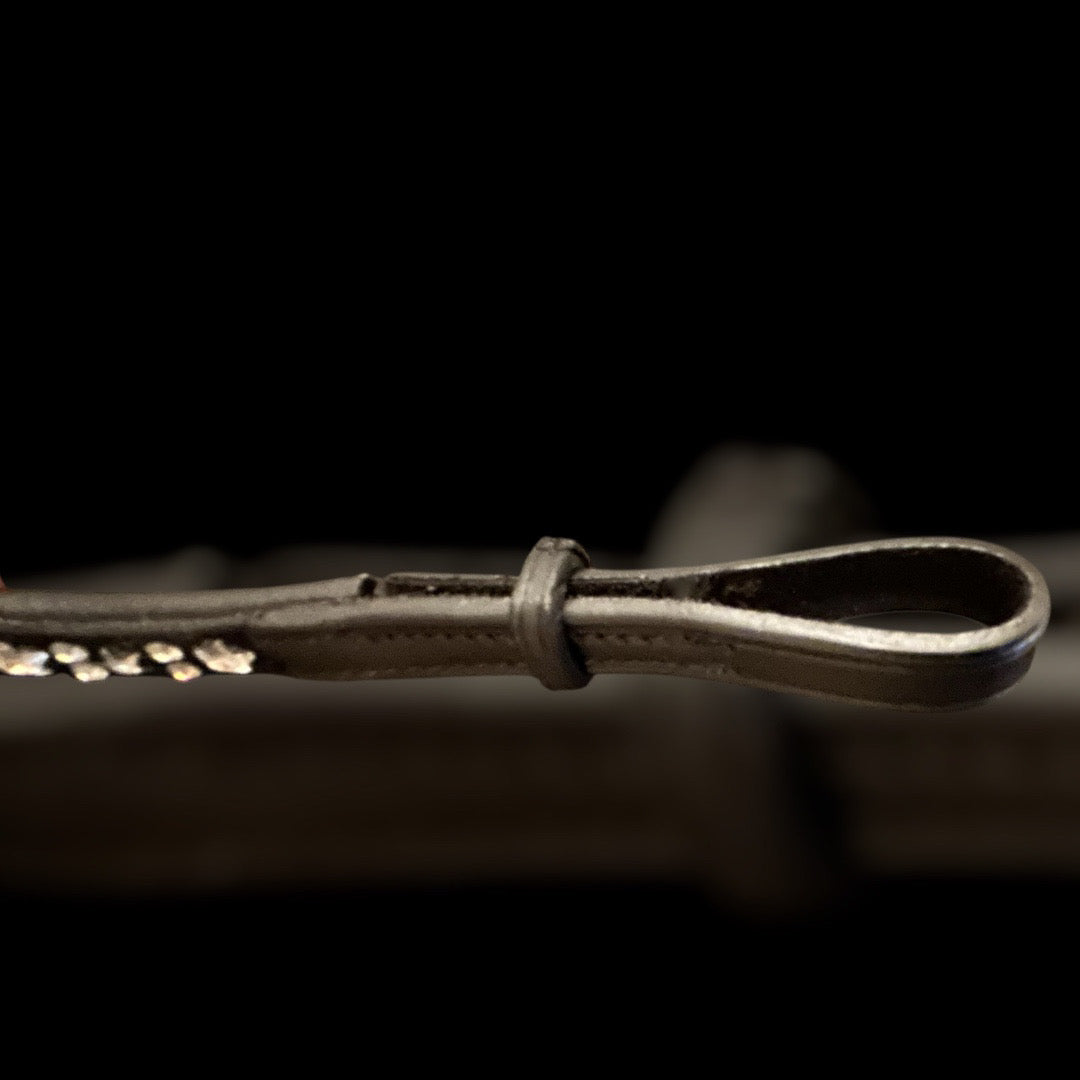 Stirnriemen „Starlight-Eleganz“ Schnellwechselsystem mit Klick-Verschluss oder Klettverschluss