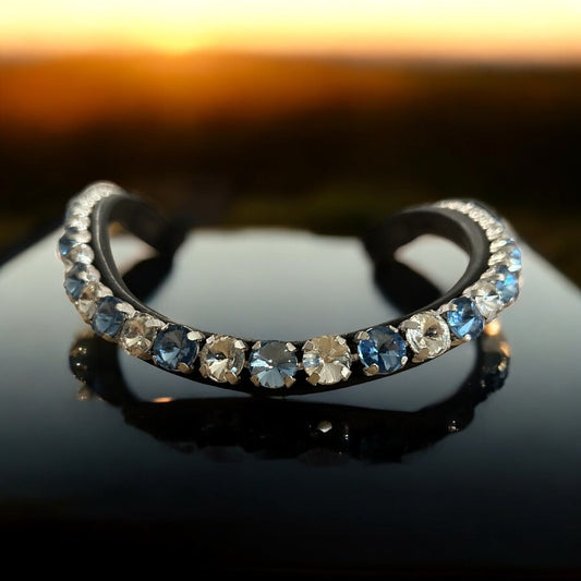 Stirnriemen „Crystal Sky“ mit Knopf-Schnellwechselsystem
