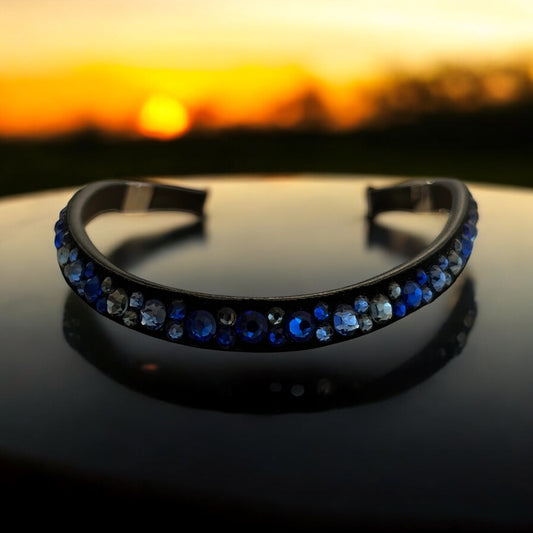 Stirnriemen „Midnight Glam“ mit schnellwechsel System „Klickverschluss“